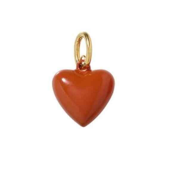 ROXANNE ASSOULIN The Mini Happy Heart Charm in SIENNA  firm price - Picture 1 of 12